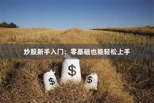 炒股新手入门：零基础也能轻松上手