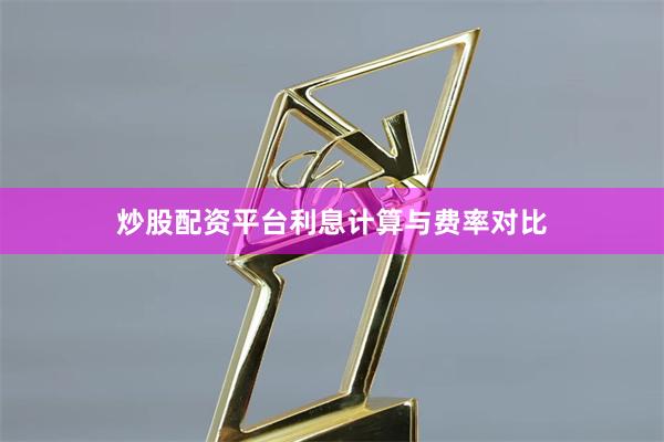 炒股配资平台利息计算与费率对比